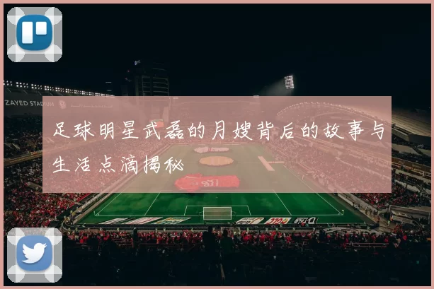 足球明星武磊的月嫂背后的故事与生活点滴揭秘